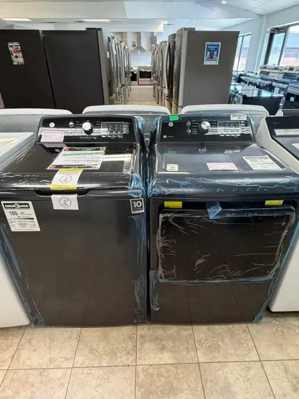 Ensemble laveuse et sécheuse GE 27’’ – Chargement par le haut – 5.9 pi³ / 7.4 pi³ – GTW690BMTDG & GTD69EBMTDG – Image 5