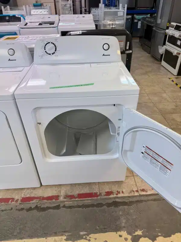 Amana 29” Electric Dryer – 6.5 cu. ft. – White – YNED4655EW1 - Image 4