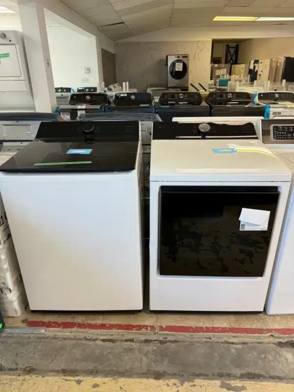 Combo laveuse et sécheuse LG – Top Load – Wi-Fi – Blanc Modèles - WT8400CW & DLE8400WE – Image 2
