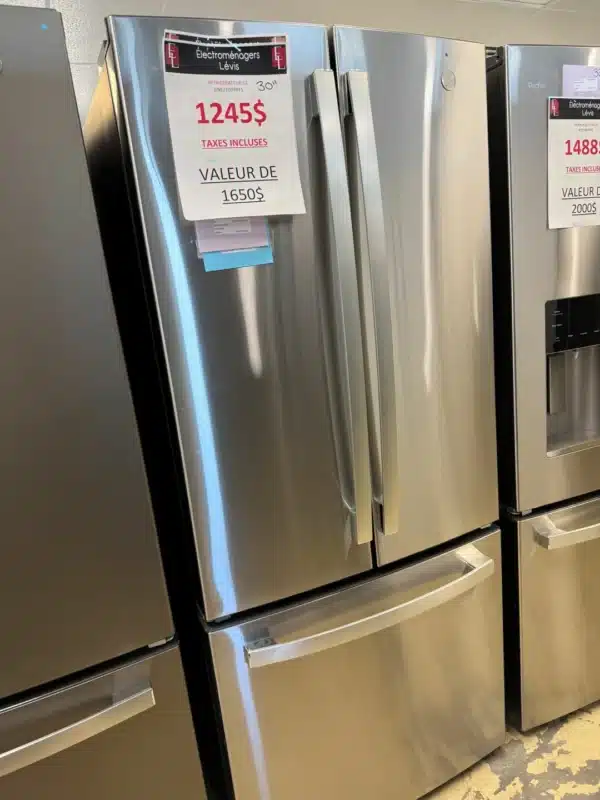 Réfrigérateur GE 30’’ à portes françaises – Acier inoxydable – GNE21DYRKFS – Image 5