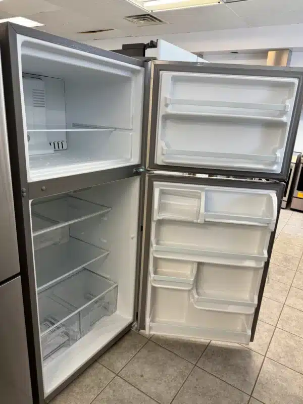 Réfrigérateur Whirlpool 30″ congélateur supérieur, 14 pi³, acier inoxydable – WRT148FZDM – Image 5