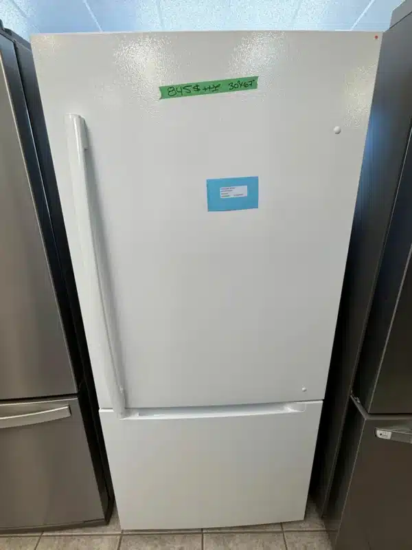 Réfrigérateur Moffat 30’’ à portes françaises, 19 pi³ – Blanc – MDE19DTNKWW – Image 5
