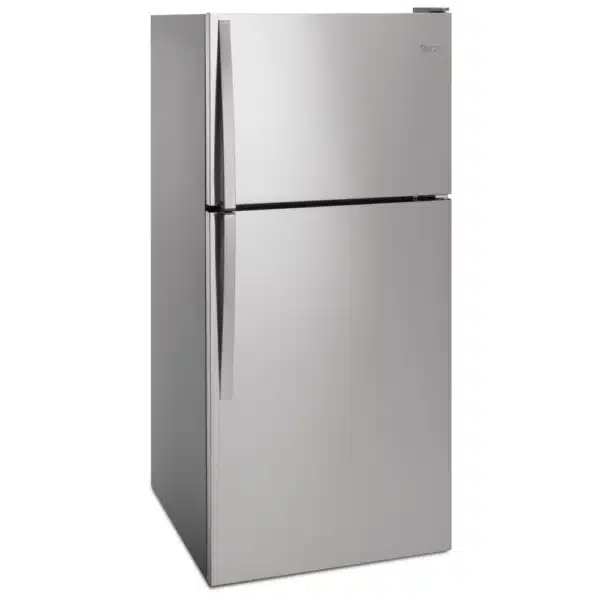 Réfrigérateur Whirlpool 30″ congélateur supérieur, 14 pi³, acier inoxydable – WRT148FZDM – Image 2