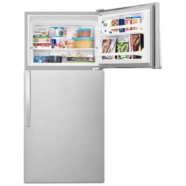 Réfrigérateur Whirlpool 30″ congélateur supérieur, 14 pi³, acier inoxydable – WRT148FZDM – Image 3
