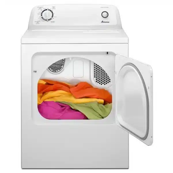 Amana 29” Electric Dryer – 6.5 cu. ft. – White – YNED4655EW1 - Image 2