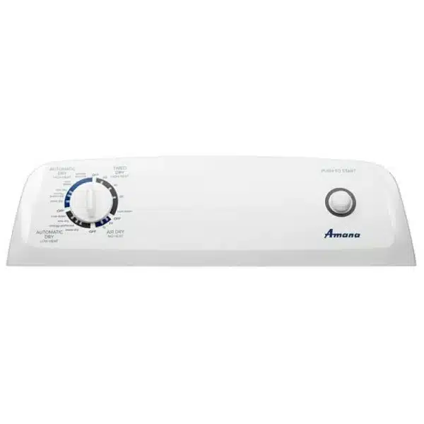 Amana 29” Electric Dryer – 6.5 cu. ft. – White – YNED4655EW1 - Image 3