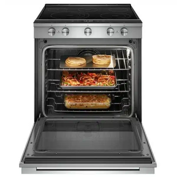 Whirlpool Cuisinière électrique encastrable 24″, Acier inoxydable -  YWEEA25H0HZ – Image 2