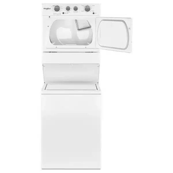 Combiné laveuse-sécheuse Whirlpool 27’’ Électrique, 8 cycles, Blanc - YWET4027HW – Image 2