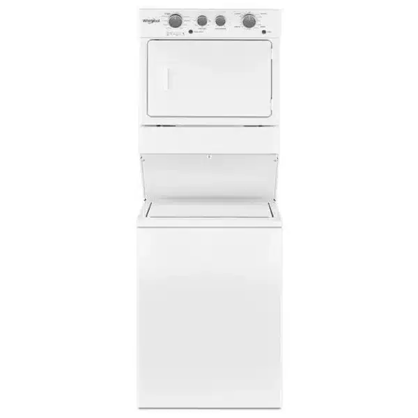 Combiné laveuse-sécheuse Whirlpool 27’’ Électrique, 8 cycles, Blanc - YWET4027HW