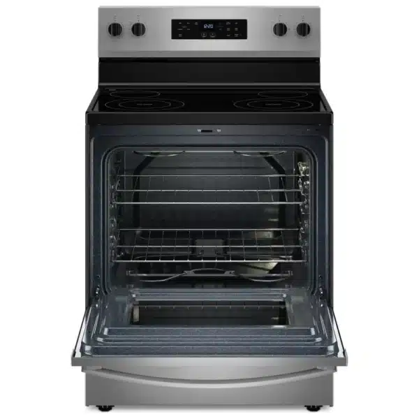 Whirlpool Cuisinière électrique 30″, Surface lisse, Acier inoxydable - YWFES3530RS – Image 3