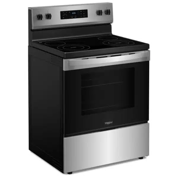 Whirlpool Cuisinière électrique 30″, Surface lisse, Acier inoxydable - YWFES3530RS – Image 2