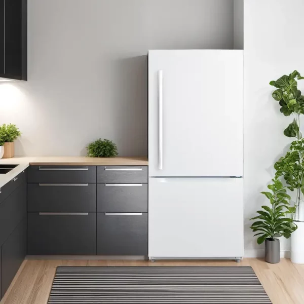 Réfrigérateur Moffat 30’’ à portes françaises, 19 pi³ – Blanc – MDE19DTNKWW – Image 3