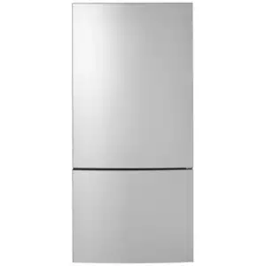Réfrigérateur à congélateur inférieur GE 31po, 17,7 pi³, profondeur comptoir, acier inoxydable – GBE17HYRFS